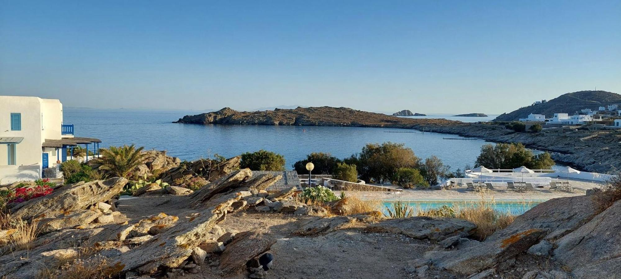 Mykonian House With Shared Pool Villa Ornos  Exteriör bild